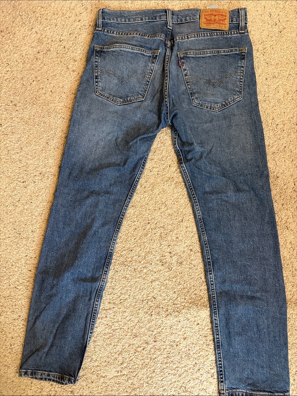 Levi's 502 Men's Blue Slim Straight Jeans 31X32